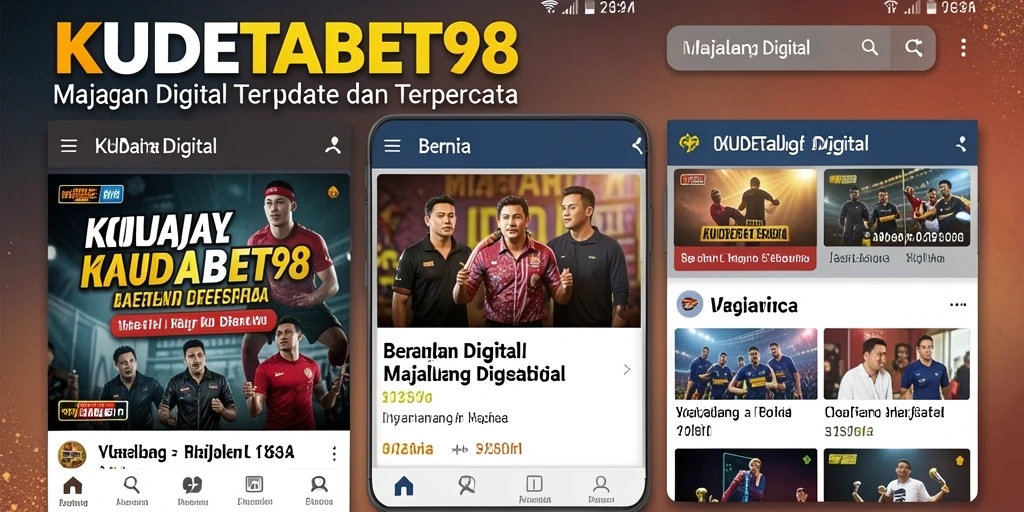 Tampilan antarmuka KUDETABET98 yang menarik dan modern.