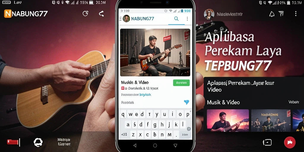 Tampilan antarmuka aplikasi Perekam Layar NABUNG77 yang user-friendly.